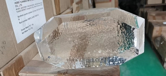 극심한 안정성 및 정밀 타이밍 단일 크리스탈 쿼츠 웨이퍼 직경 3 " 4 " 6 "