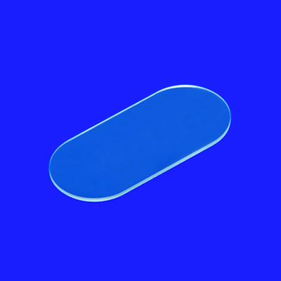 지름 6인치 사파이어 웨이퍼 LED 등급 닦은 투명