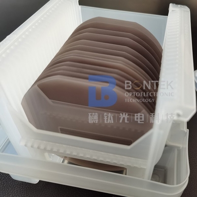 표면 탄성파 필터 변환기를 위한 4 " 0.35 밀리미터 DSP SSP LiNbO3 웨이퍼 128Y-삭감과 36Y-삭감