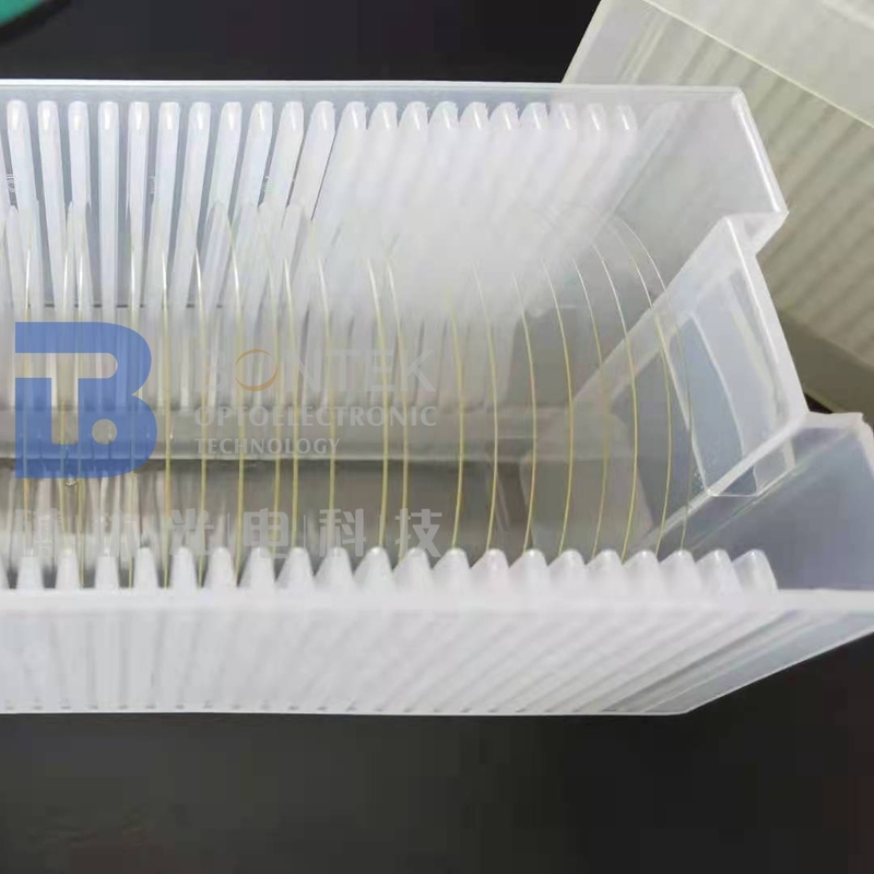 4 6 8 " 광학 등급 또는 톱 등급에서 Ra 거칠기 1nm 리튬 니오베이트 웨이퍼